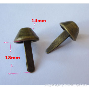 Cheapest Anti-Brass Handbag Cap Two Feet Rivet